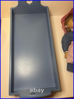 American Girl Pleasant Company 1997 Kirsten Larson Doll, Bed, Pajamas, Books EUC