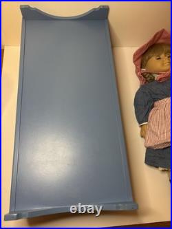 American Girl Pleasant Company 1997 Kirsten Larson Doll, Bed, Pajamas, Books EUC