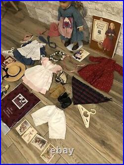 American Girl Pleasant Company Kirsten Lot Doll Clothes Accessories Great Cond