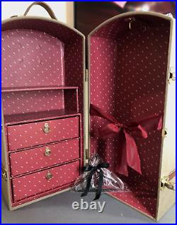 American Girl Pleasant Company Samantha Doll Steamer Trunk Wardrobe Closet Case