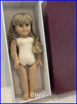 American Girl Pleasant Company White Body Kirsten Doll Lot Tinsel Flat Strings
