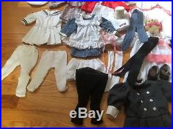 American Girl Pleasant Company White Body Samantha Doll & 1986 Clothing Lot