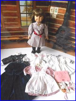 American Girl Pleasant Company White Body Samantha Plus Lot of Clothes