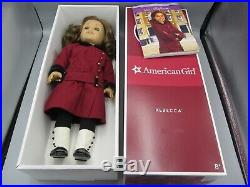 American Girl Rebecca Rubin 18 Doll with Meet Outfit Coat Boots Clip Book & Box