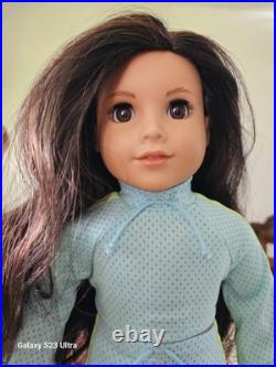 American Girl Retired Doll Maritza Ochoa With Htf Neon Track Outfit