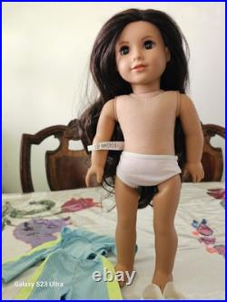 American Girl Retired Doll Maritza Ochoa With Htf Neon Track Outfit