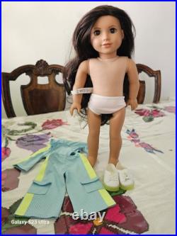 American Girl Retired Doll Maritza Ochoa With Htf Neon Track Outfit