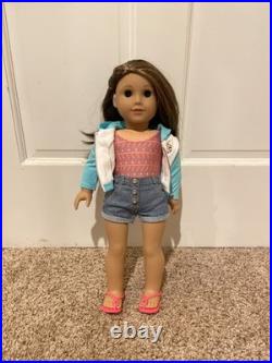 American Girl Retired Girl Of The Year Joss With Surf Set And Original Outfit