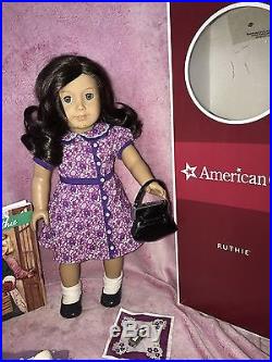 American Girl Ruthie With Box Accessories Book And Extra Outfit! Lot
