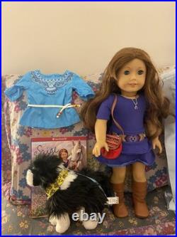 American Girl Saige Copeland 18 Doll Girl of The Year 2013 with pierced ears
