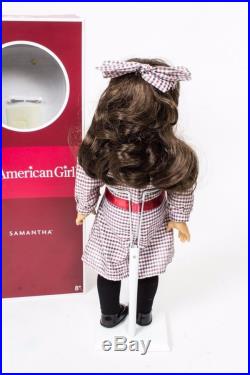 American Girl Samantha Doll Retired with Original Box and Stand and Extra Outfits