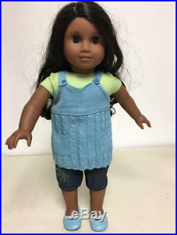 American Girl Sonali Doll In Meet Outfit Nice & Clean
