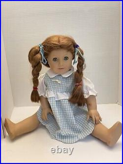 American Girl TRULY ME 18 Doll & Dress Red Hair Blue Eyes RETIRED