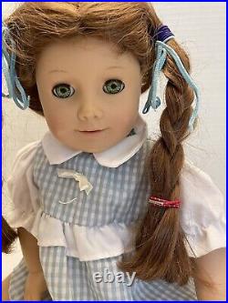 American Girl TRULY ME 18 Doll & Dress Red Hair Blue Eyes RETIRED