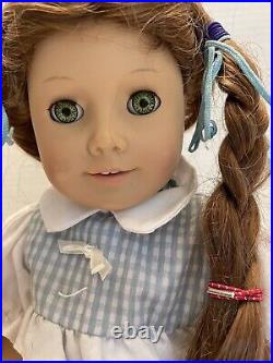 American Girl TRULY ME 18 Doll & Dress Red Hair Blue Eyes RETIRED