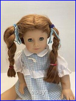 American Girl TRULY ME 18 Doll & Dress Red Hair Blue Eyes RETIRED
