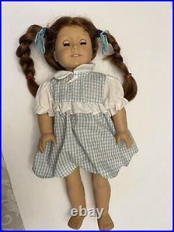 American Girl TRULY ME 18 Doll & Dress Red Hair Blue Eyes RETIRED