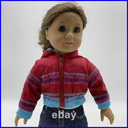 American Girl Today Doll Brunette Blue Eyes Freckles Outfit Box Pleasant Company