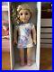 American Girl Truly Me 115 18 Doll Gray Blue Eyes Curly Blonde Hair
