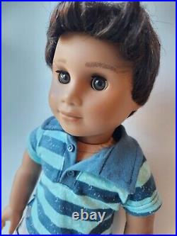 American Girl Truly Me #76 Boy Doll Med Skin Brown Hair Brown Eyes