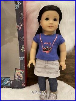 American Girl Z Yang 18 Asian Doll, Book Original Box & 3 Outfits Retired EUC