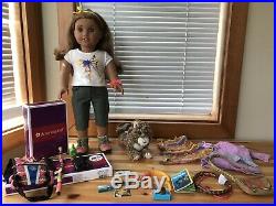 American Girl doll Lea Clark Girl of the Year Retired with lots of Accessories