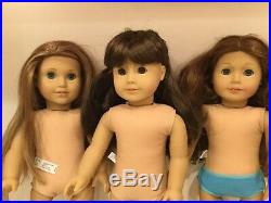 American girl 18 inch Doll lot TLC retired Mckenna, Saige, + Samantha