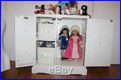 American girl Dolls, Bitty Babies And American Girl Doll Room Furniture Used
