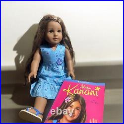 American girl Kanani Doll In Meet Outfit With Necklace Barrette&Book