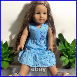 American girl Kanani Doll In Meet Outfit With Necklace Barrette&Book