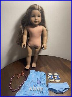 American girl Kanani Doll In Meet Outfit With Necklace Barrette&Book