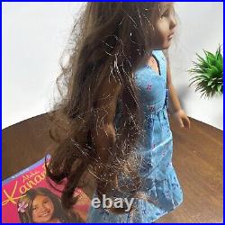 American girl Kanani Doll In Meet Outfit With Necklace Barrette&Book