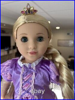 American girl doll Disney limited edition Collector Rapunzel Doll COA