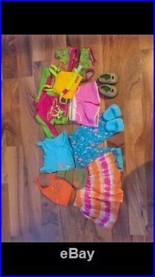 American girl doll Jess, clothing, accessories, kayak, hammock, used