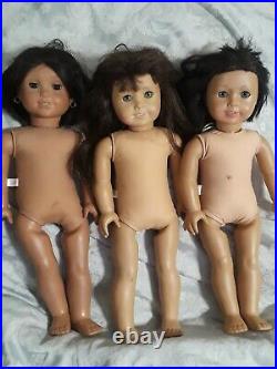 American girl doll Lot 2 Pleasant company 1 American Girl TLC, Parts or Repairs