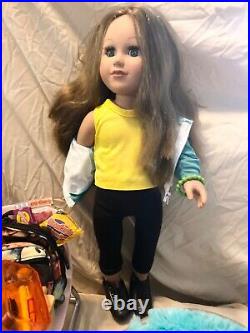 American girl doll and other brands clothes lot used huge