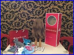American girl doll lot Kanani, meet, necklace, seal, flower, box, book& extras