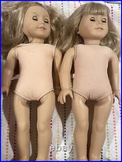 American girl doll lot of 2 gwen dolls tlc