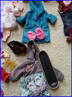 American girl doll lot of clothes and accessories