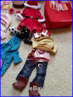 American girl doll lot of clothes and accessories
