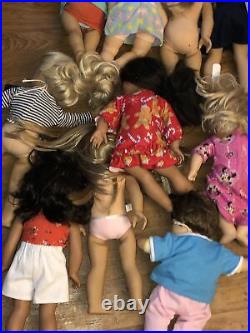 American girl doll lot of dolls Pleasant Company Bitty Baby Mostly American Girl