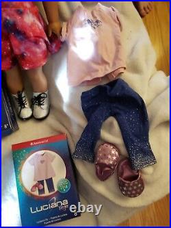 American girl doll luciana vega + accessories