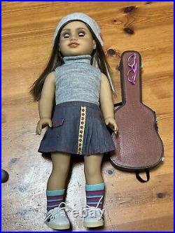 American girl doll ooak custom Green Eyes Brown / High Light Hair Lot