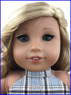 Angel Custom OOAK American Girl Doll Tenney Blonde Wig Marie Grace Eyes Kanani