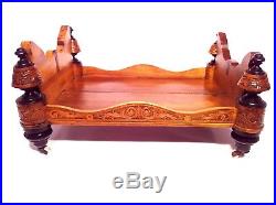 Antique Doll Bed Fits 18 American Girl Victorian Salesman Sample furniture