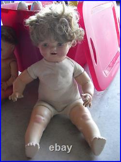 BIG Vintage American Character Petite Composition Baby Girl Doll 23