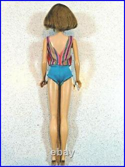 Barbie VINTAGE Brownette BEND LEG Long Hair AMERICAN GIRL BARBIE Doll