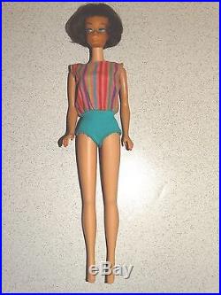Barbie VINTAGE Brunette BEND LEG AMERICAN GIRL BARBIE Doll