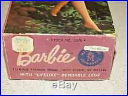 Barbie VINTAGE Pale Blonde AMERICAN GIRL BARBIE Doll withBOX