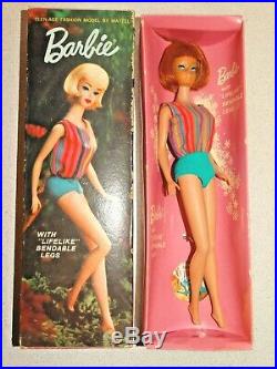Barbie VINTAGE Redhead AMERICAN GIRL BARBIE Doll withBOX